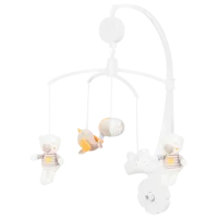 Игрушка для колясок и кроваток Kikka Boo My Teddy  0+ / Белый