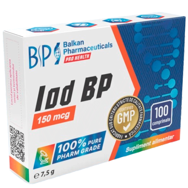 Vitamine și minerale Balkan Pharmaceuticals Iod (4840982011894) 100 photo 1