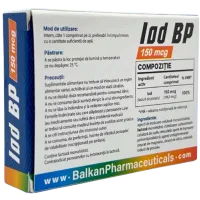 Vitamine și minerale Balkan Pharmaceuticals Iod (4840982011894) 100 photo 2