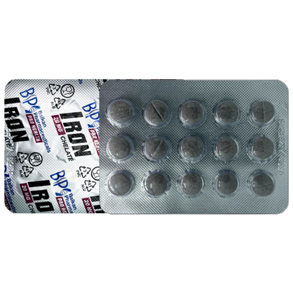 Vitamine și minerale Balkan Pharmaceuticals Iron chelate (4840982012266) 60 photo 3 Vitamine și minerale Balkan Pharmaceuticals Iron chelate (4840982012266) 60 photo 3