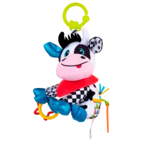 Игрушка для колясок и кроваток BaliBazoo Moni 80215 Cow Clara  0+ / Разноцветный