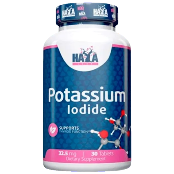 Vitamine și minerale Haya Labs POTASSIUM IODIDE (854822007170) 30 photo 1 Vitamine și minerale Haya Labs POTASSIUM IODIDE (854822007170) 30 photo 1