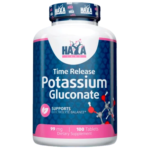Vitamine și minerale Haya Labs POTASSIUM GLUCONATE (853809007738) 100 photo 1 Vitamine și minerale Haya Labs POTASSIUM GLUCONATE (853809007738) 100 photo 1