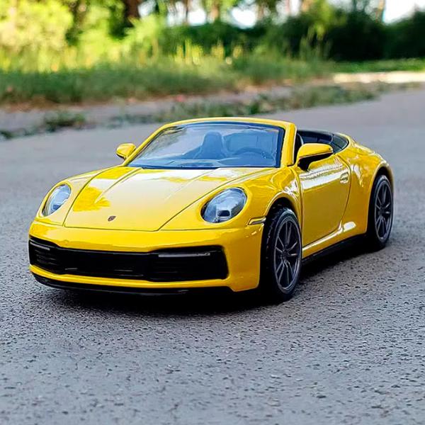 Машинка MSZ Porsche 911 Carrera Cabriolet 68706M  / / Желтый photo 3