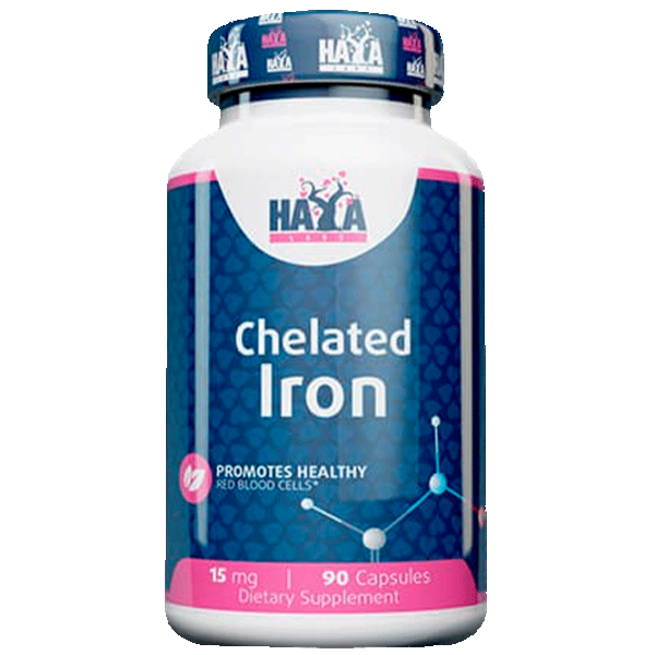 Vitamine și minerale Haya Labs Chelated Iron (853809007899) 90 capsule photo 1 Vitamine și minerale Haya Labs Chelated Iron (853809007899) 90 capsule photo 1