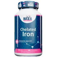 Витамины и минералы Haya Labs Chelated Iron (853809007899) 90 капсул