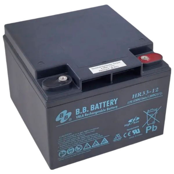 Аккумуляторная батарея для ИБП Ultra Power HR33-12 12 В 31 Ач Черный photo 1