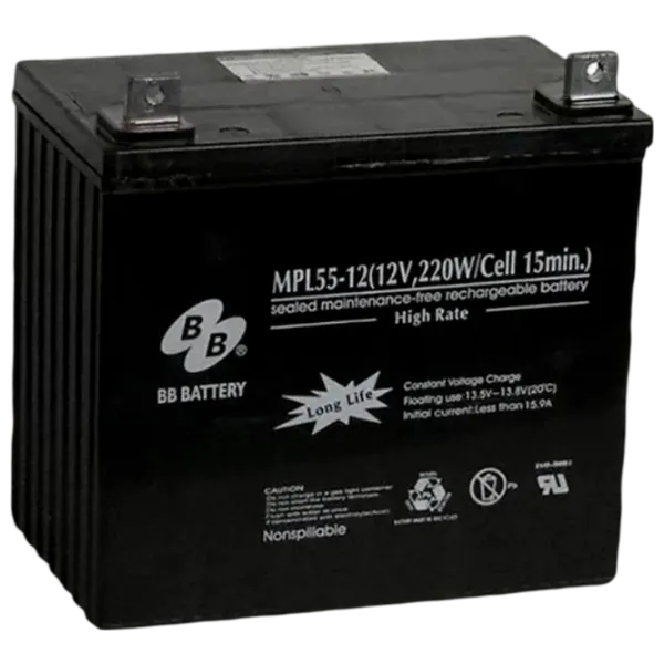 Acumulator pentru UPS Ultra Power MPL55-12 12 V 55 Ah Black photo 1