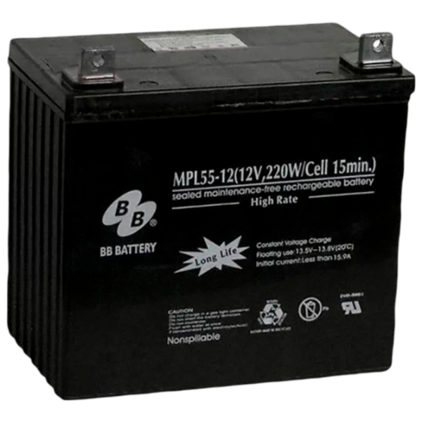 Acumulator pentru UPS Ultra Power MPL55-12 12 V 55 Ah Black photo 1