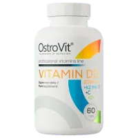 Витамины и минералы OstroVit Vitamin D3 2000+K2 MK7+VC+Zinc (5903933900407) 60