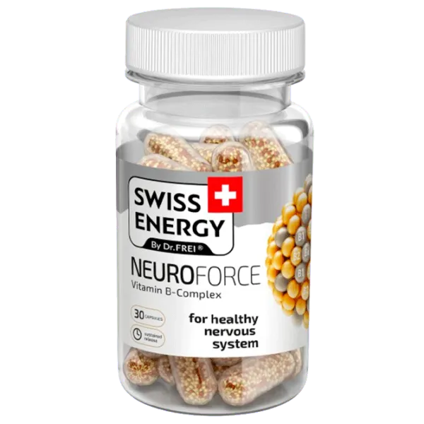Vitamine și minerale Dr.Frei Swiss Energy NEUROFORCE () 30 capsule photo 1