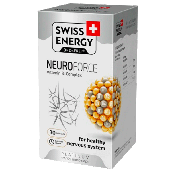 Vitamine și minerale Dr.Frei Swiss Energy NEUROFORCE () 30 capsule photo 2