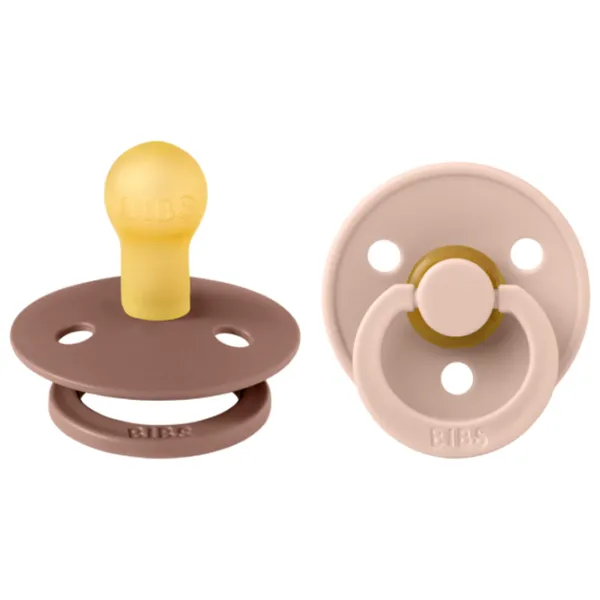 Suzetă cu tetina rotundă Bibs Colour 110215  Pentru fetițe / 0 luni - 6 luni / Latex / Blush Pink photo 1