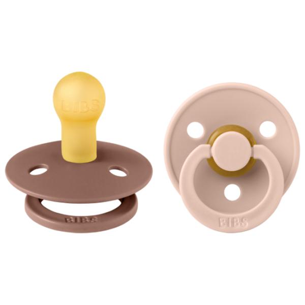 Suzetă cu tetina rotundă Bibs Colour 110215  Pentru fetițe / 0 luni - 6 luni / Latex / Blush Pink photo 1