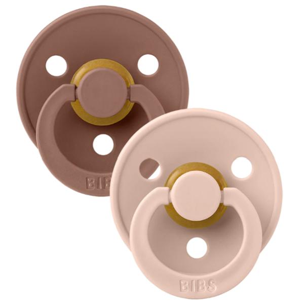 Suzetă cu tetina rotundă Bibs Colour 110215  Pentru fetițe / 0 luni - 6 luni / Latex / Blush Pink photo 2
