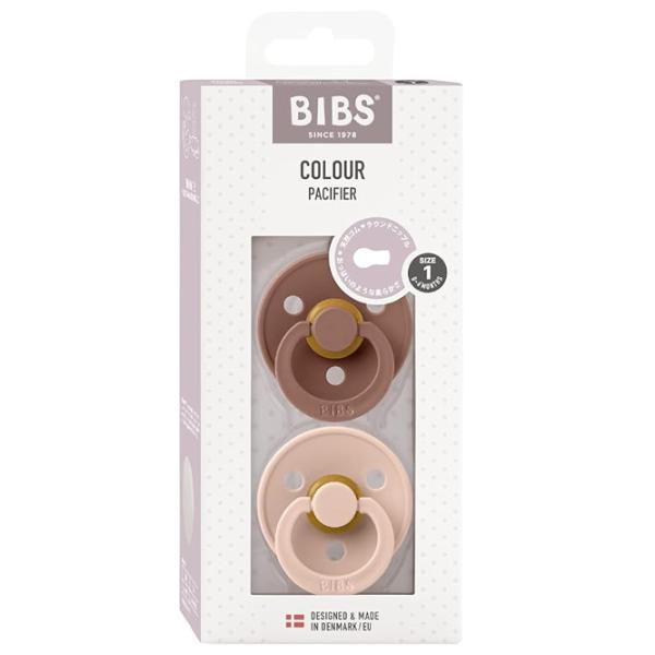 Suzetă cu tetina rotundă Bibs Colour 110215  Pentru fetițe / 0 luni - 6 luni / Latex / Blush Pink photo 3