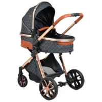 Детская коляска Moni Alma 3800146235468/ Черный