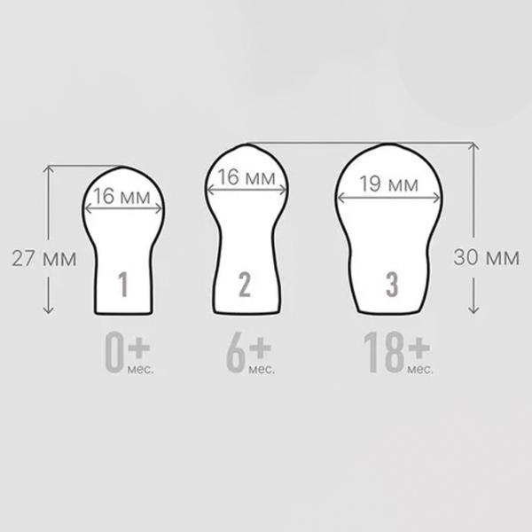 Suzetă cu tetina rotundă Bibs Colour 110256  Pentru fetițe / 0 luni - 6 luni / Latex / Blush Pink photo 4