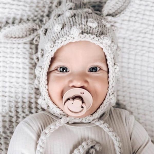 Suzetă cu tetina rotundă Bibs Colour 110256  Pentru fetițe / 0 luni - 6 luni / Latex / Blush Pink photo 5