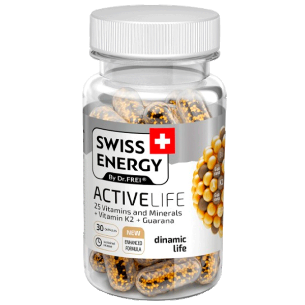 Vitamine și minerale Dr.Frei Swiss Energy ACTIVELIFE () 30 capsule photo 1