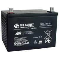 Аккумуляторная батарея для ИБП B.B. MPL120-12 12 В 120 Ач Черный