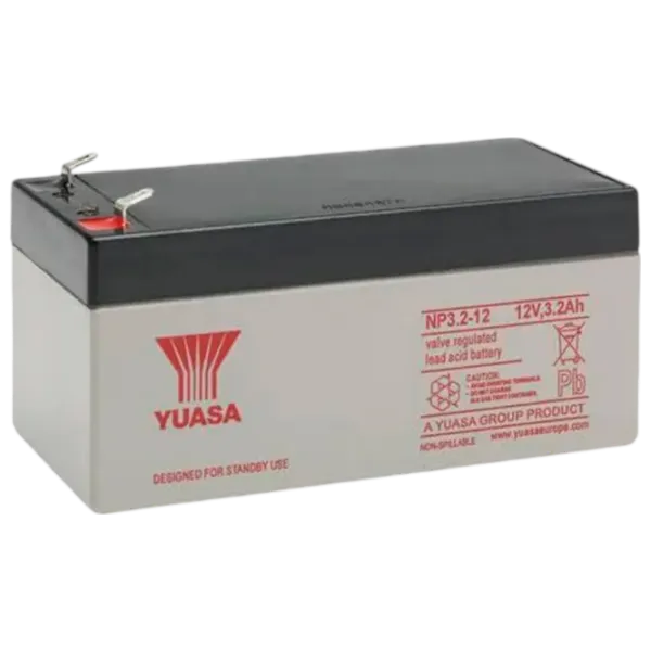 Аккумуляторная батарея для ИБП Yuasa NP3.2-12 12 В 3.2 Ач Серый photo 1