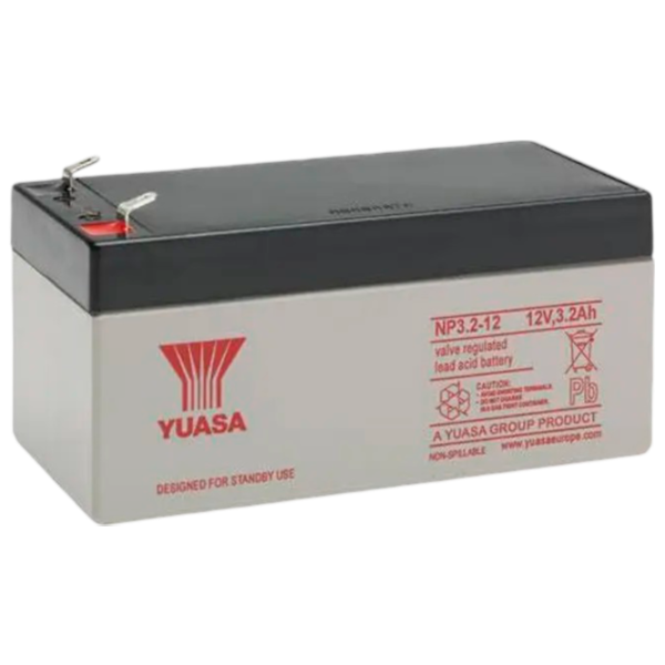 Аккумуляторная батарея для ИБП Yuasa NP3.2-12 12 В 3.2 Ач Серый photo 1