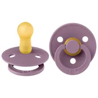 Соска круглая Bibs Colour 200300C  Унисекс / 6 месяцев - 18 месяцев / Латекс / Mauve