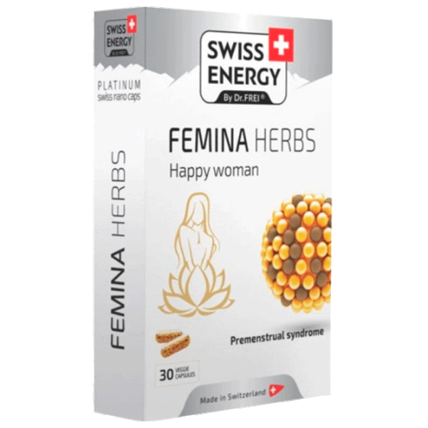 Vitamine și minerale Dr.Frei Swiss Energy FEMINA HERBS () 30 capsule photo 1