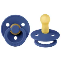 Соска круглая Bibs Colour 200309C  Унисекс / 6 месяцев - 18 месяцев / Латекс / Васильковый