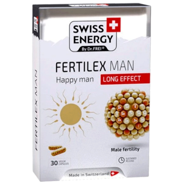Vitamine și minerale Dr.Frei Swiss Energy FERTILEX MAN () 30 capsule photo 1