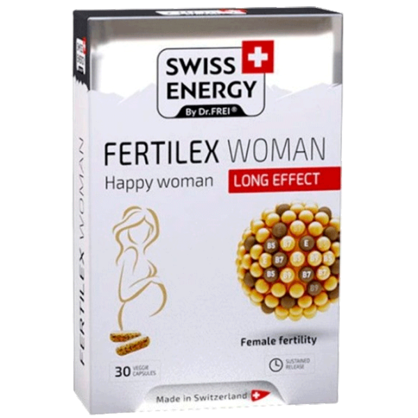 Vitamine și minerale Dr.Frei Swiss Energy FERTILEX WOMAN () 30 capsule photo 1