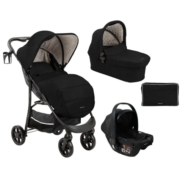Детская коляска Kikka Boo Selina 3 in 1 3800171210652/ Черный photo 4 Детская коляска Kikka Boo Selina 3 in 1 3800171210652/ Черный photo 4