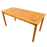 Садовый стол Mobicasa Hodina Прямоугольный / Коричневый