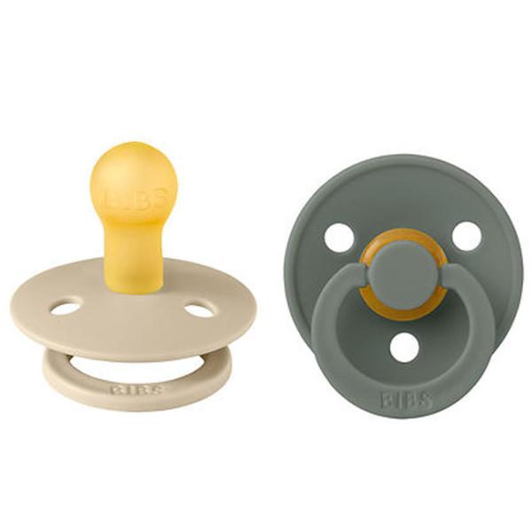 Соска круглая Bibs Colour 110431  Унисекс / 0 месяцев - 6 месяцев / Латекс / Сосна photo 1