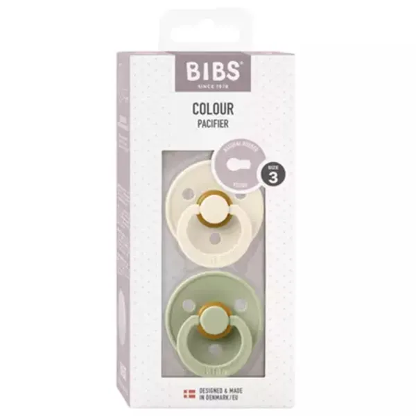 Suzetă cu tetina rotundă Bibs Colour 130241  Unisex / 18 luni - 36 luni / Latex / Ivory photo 2