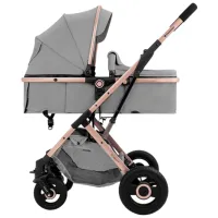 Детская коляска Kikka Boo Scarlett 3800171204026/ Серый