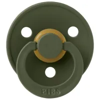 Suzetă cu tetina rotundă Bibs Colour 100218C Unisex / 0 luni - 6 luni / Latex / Green photo 2