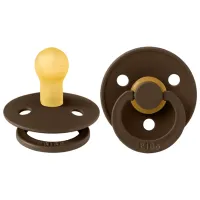 Соска круглая Bibs Colour 100215C Унисекс / 0 месяцев - 6 месяцев / Латекс / Мокко