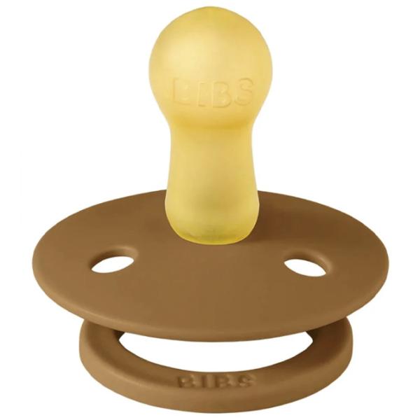 Соска круглая Bibs Colour 200289C  Унисекс / 6 месяцев - 18 месяцев / Латекс / Карамельный photo 2