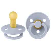 Соска круглая Bibs Colour 200304C  Унисекс / 6 месяцев - 18 месяцев / Латекс / Синий