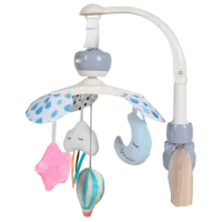 Игрушка для колясок и кроваток Moni Animals Moonlight  0+ / Белый