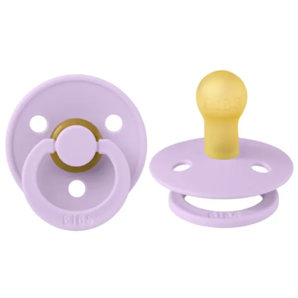 Соска круглая Bibs Colour 200291C  Для девочек / 6 месяцев - 18 месяцев / Латекс / Фиолетовый photo 1