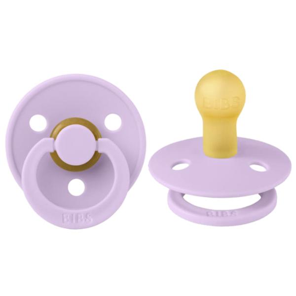 Соска круглая Bibs Colour 200291C  Для девочек / 6 месяцев - 18 месяцев / Латекс / Фиолетовый photo 1