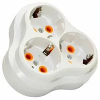 Розетка Elmos 8201-18 220 - 240 В / Type-F / Белый