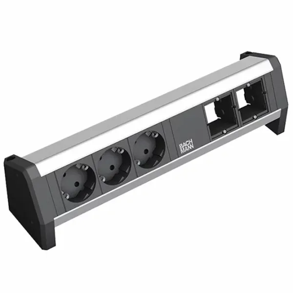 Priză modulară BACHMANN 902.001 220 - 240 V / Type-F / Gray photo 1
