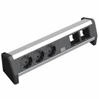 Модульная розетка BACHMANN 902.001 220 - 240 В / Type-F / Серый