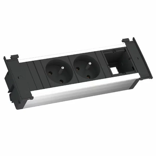 Priză modulară BACHMANN 927.002 220 - 240 V / Type-E / Gray photo 1