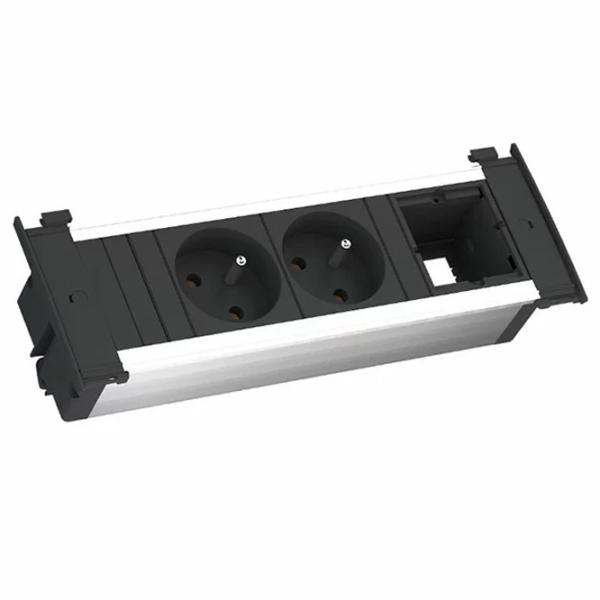 Priză modulară BACHMANN 927.002 220 - 240 V / Type-E / Gray photo 1