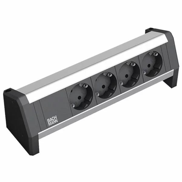 Priză modulară BACHMANN 902.0049 220 - 240 V / Type-F / Gray photo 1